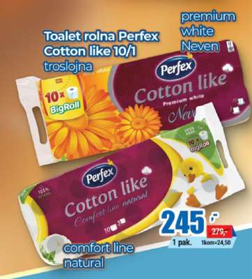 Toalet rolnа Perfex Cotton like 10/1