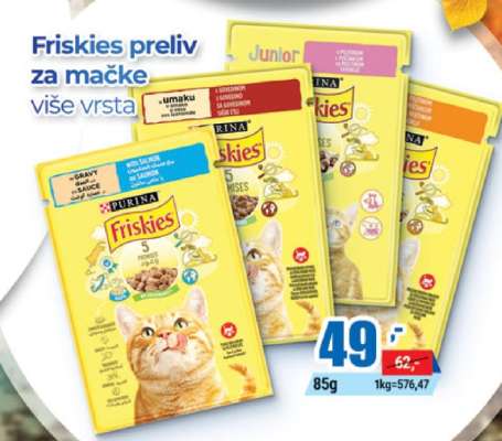 Friskies preliv za mačke