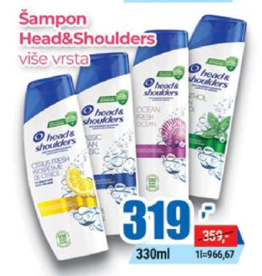 Šampon Head & Shoulders