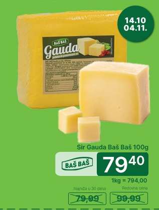Sir Gauda Baš Baš 100g
