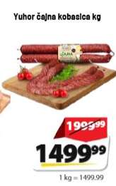 Yuhor čajna kobasica kg