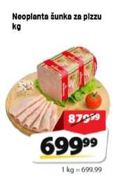 Neoplanta šunka za pizzu kg