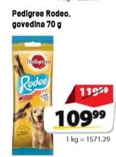 Pedigree Rodeo govedina 70 g
