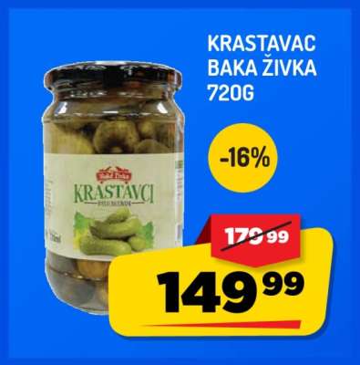 KRASTAVAC BAKA ŽIVKA 720G