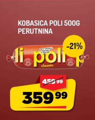Kobasica Poli 500g Perutnina
