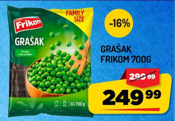 Grašak Frikom 700g
