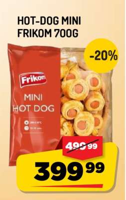HOT-DOG MINI FRIKOM 700g