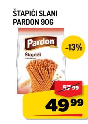 Štapići Slani Pardon 90g