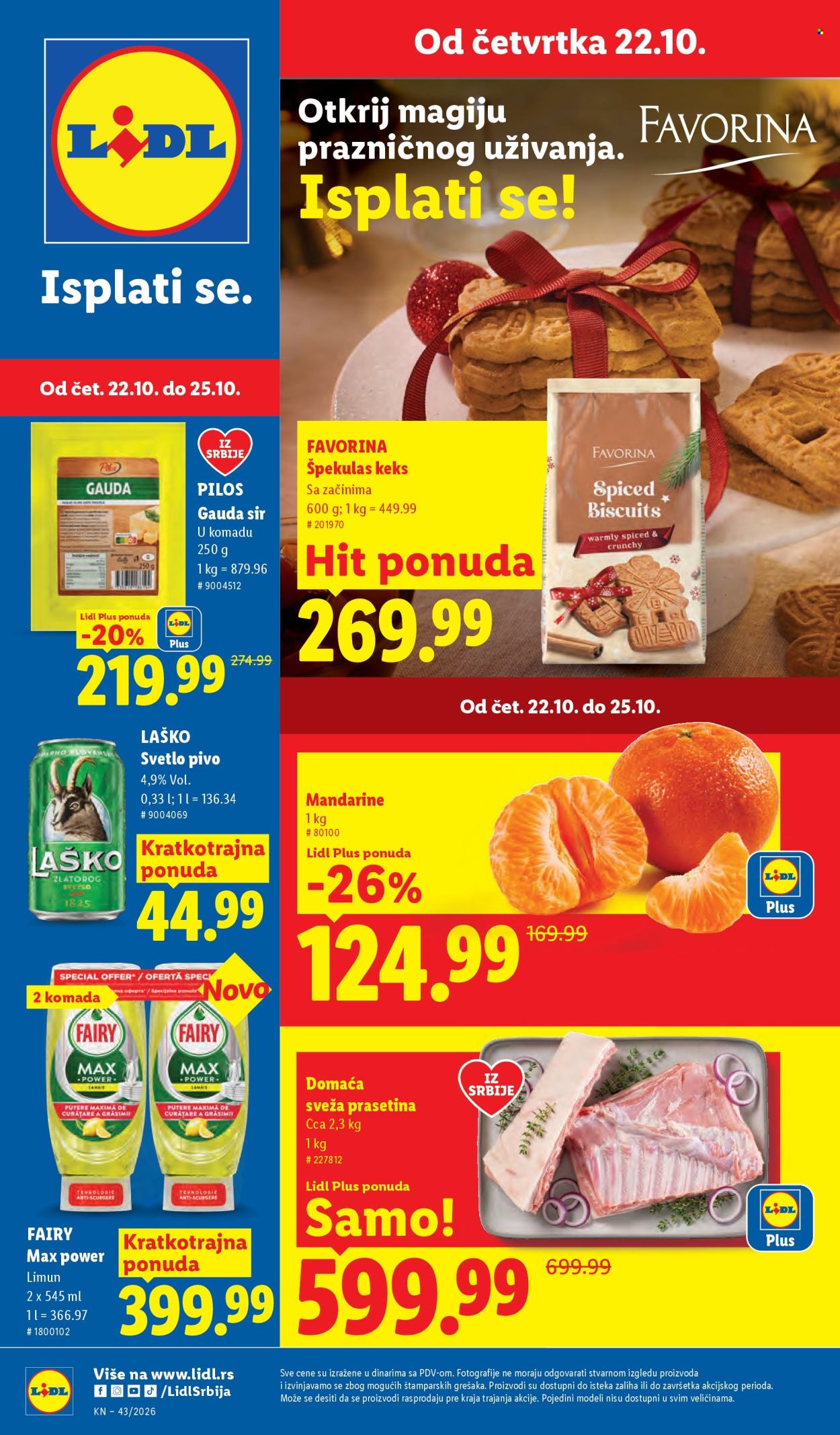 Lidl katalog - 22.10.2026 - 28.10.2026. Stranica 1
