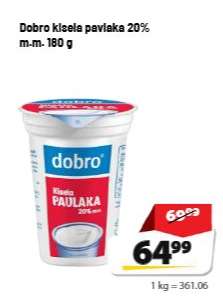 Dobro kisela pavlaka 20%