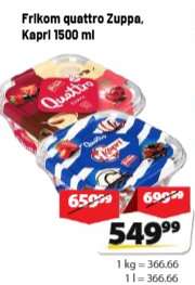 Frikom quattro Zuppa, Kapri 1500 ml