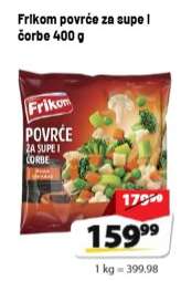 Frikom povrće za supe i čorbe 400 g