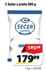 C šećer u prahu 500 g