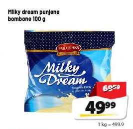 Milky dream punjene bombone 100 g