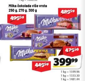Milka Čokolada Više vrsta