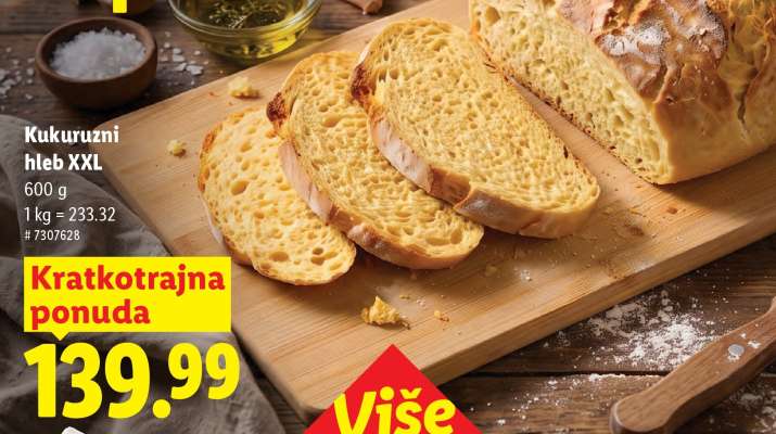 Kukuruzni hleb XXL