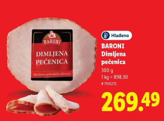 Baroni Dimljena pečenica