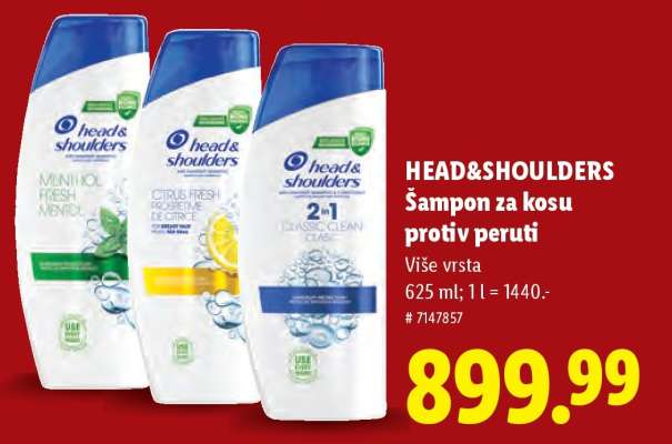 HEAD & SHOULDERS