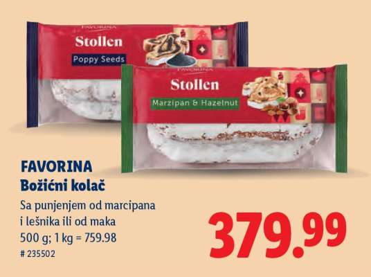 Favorina Božićni kolač