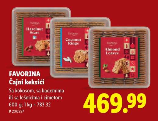 Favorina Čajni keksići
