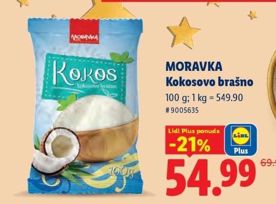 MORAVKA Kokosovo brašno
