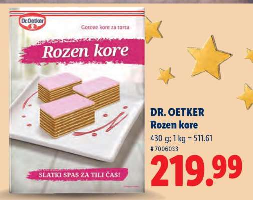 Dr.Oetker Rozen kore