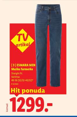 esmara MEN Muške farmerke