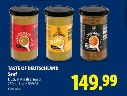 Taste of Deutschland Senf