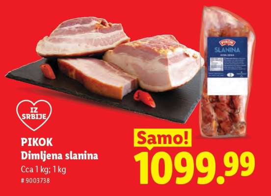 Pikok Dimljena slanina