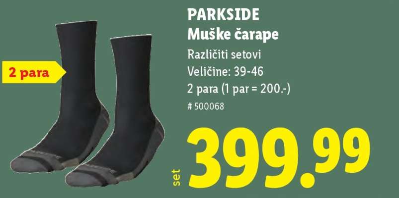 Parkside Muške čarape
