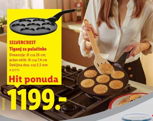 SILVERCREST Tiganj za palačinke