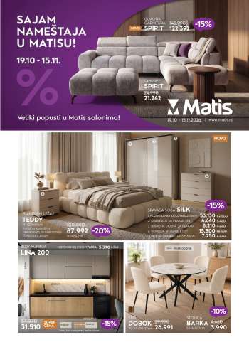 Matis katalog - 19.10.2026 - 15.11.2026.