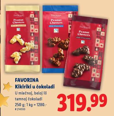 FAVORINA Kikiriki u čokoladi
