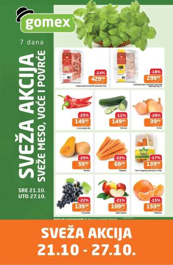 Gomex katalog - 21.10.2026 - 27.10.2026.
