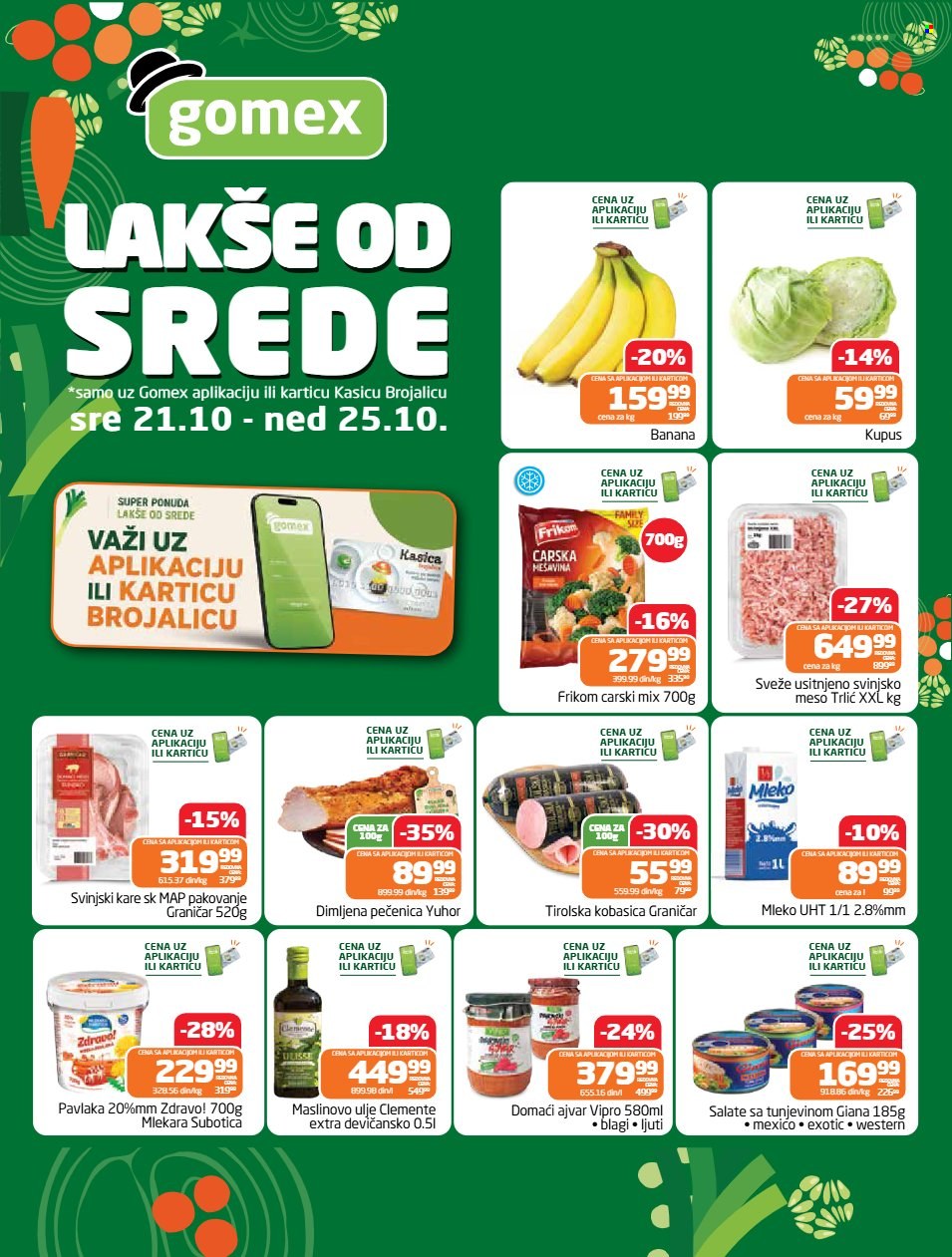 Gomex katalog - 21.10.2026 - 25.10.2026. Stranica 1