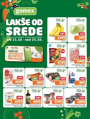 Gomex katalog - 21.10.2026 - 25.10.2026.