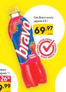 Sok Bravo sunny jagoda 0.5 l