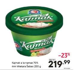 Kajmak a la namaz 70% mm Mlekara Šabac 250 g
