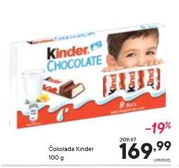 Čokolada Kinder