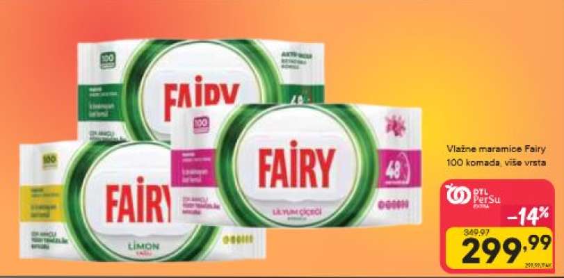 Vlažne maramice Fairy