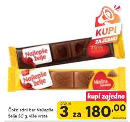 Čokoladni bar Najlepše želje