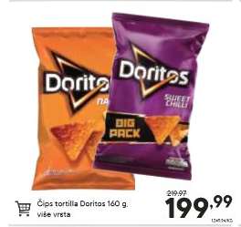 Čips tortilla Doritos 160 g