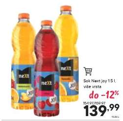 Sok Next joy 1,5 l, více vrstev