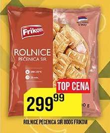 Rolnice pečenica/sir 800g Frikom