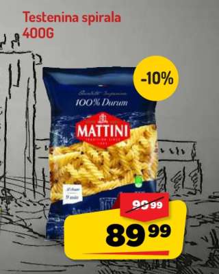 Testenina spirala 400G
