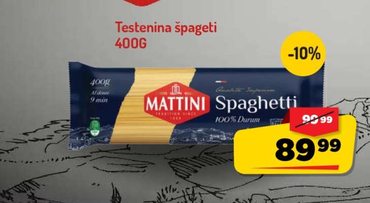 Testenina špageti 400G