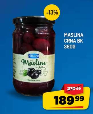 Maslina Crna BK 360g