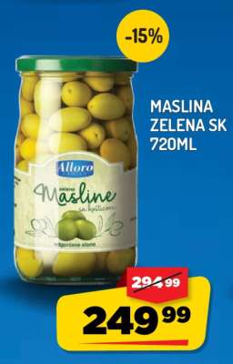Maslina Zelena SK 720ml
