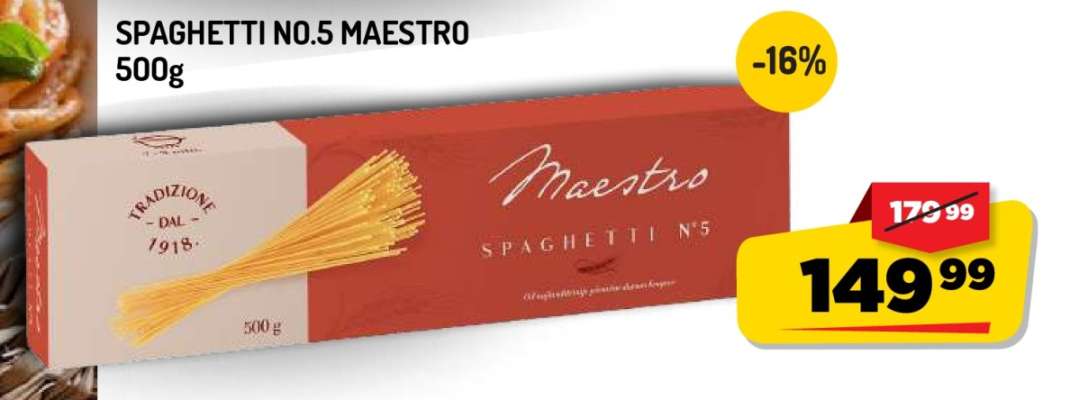 SPAGHETTI NO.5 MAESTRO 500g