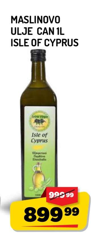 Maslinovo ulje Isle of Cyprus 1L